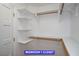 Closet featuring shelves and rods offers organized storage solutions at 7365 Mission Hills Dr, Las Vegas, NV 89113