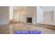 Bright living room showcasing tile flooring, fireplace, and multi-level floor plan at 7365 Mission Hills Dr, Las Vegas, NV 89113