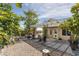 Backyard featuring mature trees and a pergola at 7904 Seabourn Ct, Las Vegas, NV 89129