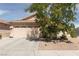 Charming single-story home with a well-maintained front yard, desert landscaping, and a two-car garage at 7904 Seabourn Ct, Las Vegas, NV 89129
