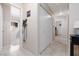 Hallway with tile flooring, coat closet, and decorative decor at 7904 Seabourn Ct, Las Vegas, NV 89129
