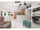 Open-concept space flows from living to dining and kitchen, offering flexible living and entertaining at 7904 Seabourn Ct, Las Vegas, NV 89129