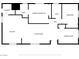 Simple floor plan illustrating the arrangement of rooms and living spaces at 7960 Quarter Horse Ave, Pahrump, NV 89061
