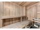 Inviting sauna room showcasing wooden benches and paneling for a relaxing experience at 8255 S Las Vegas Blvd # 2004, Las Vegas, NV 89123