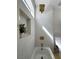 Modern bathroom with a tub-shower combination and gold hardware at 9369 Villa Ridge Dr, Las Vegas, NV 89134