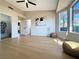 Spacious bedroom with wood floors, recessed lights, and a walk-in closet at 9369 Villa Ridge Dr, Las Vegas, NV 89134