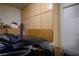 Garage with built-in storage cabinets and a parked car at , Las Vegas, NV 89117