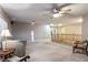Upstairs loft area with seating and railing at , Las Vegas, NV 89117