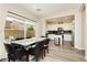 Dining area adjacent to the kitchen with backyard access, perfect for entertaining at , Las Vegas, NV 89178