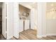 Convenient laundry area with washer, dryer, and storage shelves for organization and ease of use at , Las Vegas, NV 89178