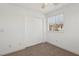 This bedroom offers a built-in closet for easy storage, ready for a comfortable and organized living space at 1043 Monte De Oro Ave, Las Vegas, NV 89183