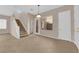 View of staircase and lighting fixtures at 11237 Newbury Hills Ave, Las Vegas, NV 89138