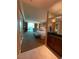Luxurious bedroom with a view, a comfortable bed, and elegant decor at 135 E Harmon Ave # 518, Las Vegas, NV 89109