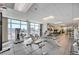 Large gym with treadmills, weights, machines and city views at 150 Las Vegas Blvd # 1118, Las Vegas, NV 89101
