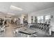Gym featuring weightlifting equipment, mirrors, and ample space for exercise at 150 Las Vegas Blvd # 1118, Las Vegas, NV 89101