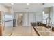 Bright kitchen with stainless steel appliances, granite counters, and tile flooring at 150 Las Vegas Blvd # 1118, Las Vegas, NV 89101