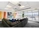 Stylish living area with city views, modern decor, and comfortable seating at 150 Las Vegas Blvd # 1118, Las Vegas, NV 89101