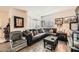 Comfortable living room showcasing a plush sectional sofa and stylish decor, creating a relaxing atmosphere at 2110 Los Feliz St # 1066, Las Vegas, NV 89156
