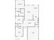 Detailed floor plan showcasing the layout of the home's interior at 2545 Nashira St, Henderson, NV 89044