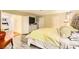 Comfortable bedroom with wood-look flooring and ensuite bath and walk in closets at 27 Sirnoble St, Las Vegas, NV 89110