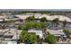 Overhead view of the roof, surrounded by trees and nearby school at 2825 Burnham Ave, Las Vegas, NV 89169