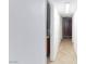 Hallway with tile flooring leading to a bathroom at 2825 Burnham Ave, Las Vegas, NV 89169