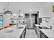 Beautiful kitchen featuring modern appliances, white countertops, and ample cabinet space at 3189 Montecito Dr, Las Vegas, NV 89120