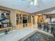 Open living area with built-in shelving and kitchen access at 3476 Ridge Meadow St, Las Vegas, NV 89135