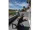 Enjoy outdoor living on this balcony with serene views of the green space beyond at 3805 White Castle St, Las Vegas, NV 89129