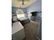 Cozy bedroom featuring blue walls, a ceiling fan and plenty of natural light at 3805 White Castle St, Las Vegas, NV 89129