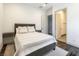 Cozy bedroom with a queen-size bed and decorative pillows, offering a peaceful retreat at 4070 N Tee Pee Ln, Las Vegas, NV 89129