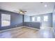 Spacious bonus room with laminated wood floors and natural light at 433 Royal Bridge Dr, Las Vegas, NV 89178
