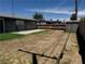 Backyard featuring mature landscaping, privacy fence, and low-maintenance desert rock at 4778 Beadle St, Las Vegas, NV 89122