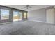 Spacious bedroom with balcony access and ample natural light at 484 Merseyside Dr, Las Vegas, NV 89178
