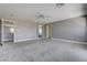 Upstairs bonus room has neutral paint, carpet and ceiling fan at 484 Merseyside Dr, Las Vegas, NV 89178