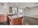 Spacious kitchen features stainless appliances, hardwood flooring, and open-concept living at 484 Merseyside Dr, Las Vegas, NV 89178