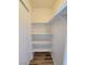 Walk-in closet features ample shelving for storage and organization at 4955 Jeffreys St # 403, Las Vegas, NV 89119