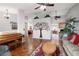 Open-concept living space with hardwood floors and a Gathering tree design at 5260 Styers St, North Las Vegas, NV 89031