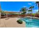 Gorgeous pool and spa with a built-in barbecue area, perfect for outdoor entertainment at 5949 Casa Coronado Ave, Las Vegas, NV 89131