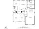 Detailed floor plan showcasing the layout, dimensions, and spatial relationships of rooms in the home at 6453 Mount Eden Ave, Las Vegas, NV 89139