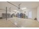 Spacious garage with an epoxy floor and lots of storage space at 6453 Mount Eden Ave, Las Vegas, NV 89139
