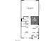 Detailed floor plan illustrating the layout of the home, including the living area, kitchen, and garage at 6698 Nimbus Ave # Lot 17, Las Vegas, NV 89130