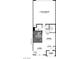 Detailed floorplan showcasing the home's layout, including kitchen, living, and garage at 6716 Nimbus Ave # Lot 14, Las Vegas, NV 89130