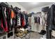 Spacious walk-in closet with ample shelving and hanging space at 6857 Stone Tower Ct, Las Vegas, NV 89149