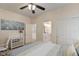Bright bedroom with closet and vanity at 7112 Rancho De Taos Ct, Las Vegas, NV 89130