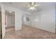 Another view of the primary bedroom shows the entry way and built in mirrors at 8012 Desire Ave, Las Vegas, NV 89128