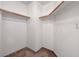 Functional walk-in closet with basic rod storage, offering practical space for organization at 8012 Desire Ave, Las Vegas, NV 89128