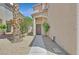 Charming front entrance with landscaped walkway and covered porch welcomes you home at 8904 Meisenheimer Ave, Las Vegas, NV 89143