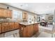 Modern kitchen featuring ample counter space, stylish cabinets, and an open design at 11285 Fiesole St, Las Vegas, NV 89141