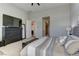 View of the main bedroom that leads to the bathroom and walk-in closet at 12318 Tudor Arch Dr, Las Vegas, NV 89138